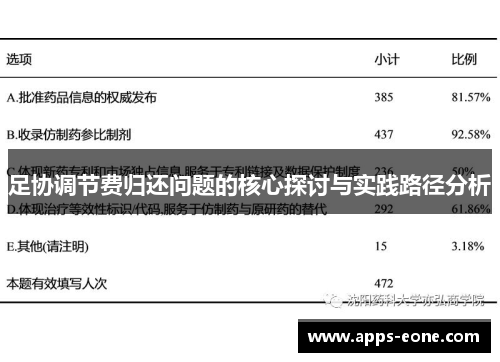 足协调节费归还问题的核心探讨与实践路径分析